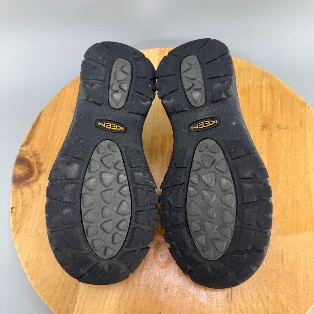Keen Portsmouth II MensSize 9.5 Shoes Casual 2 Eye Oxford Sneakers Black Leather - Picture 7 of 9